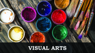 Visual Arts, image of paint and rollers